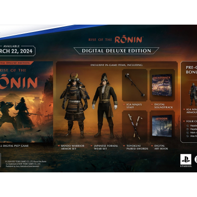 Rise of the Ronin se montre à nouveau en vidéo et annonce sa sortie pour le premier trimestre 2024