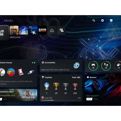 Personnalisation de l'écran d'accueil et nouvelles fonctionnalités pour la PS5