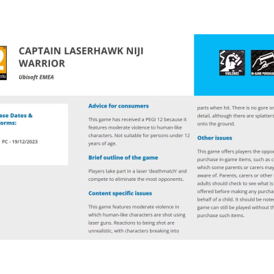 Captain Laserhawk Niji Warrior : un jeu potentiel en développement