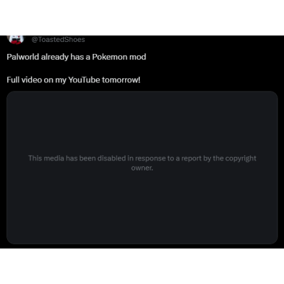 Mod Pokémon pour Palworld retiré suite à des droits d'auteur