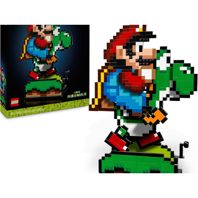 LEGO dévoile un set Mario et Yoshi en pixel-art avec animation