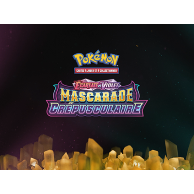 Sortie de l'extension Écarlate et Violet – Mascarade Crépusculaire du JCC Pokémon