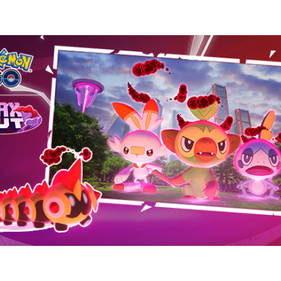 Débuts de Ouistempo, Flambino, Larméléon et Hexadron en Dynamax sur Pokémon GO