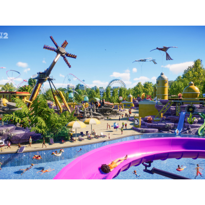 Planet Coaster 2 annoncé : cap sur les parcs aquatiques