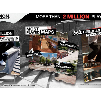 Session : Skate Sim célèbre 2 millions de joueurs avec du contenu sur Paris