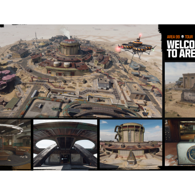 Nouvelle carte Résurgence Area 99 pour Warzone dans Black Ops 6