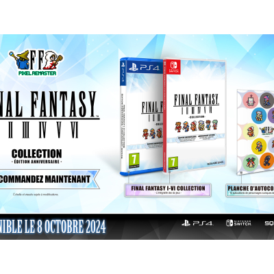 Réédition anniversaire de Final Fantasy Pixel Remaster Collection