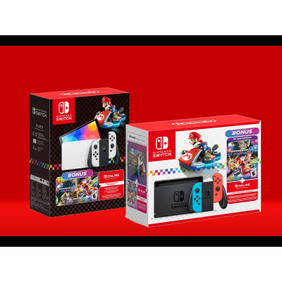 Nouveaux packs Nintendo Switch et Switch OLED avec Mario Kart 8 Deluxe