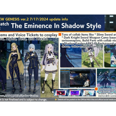 PSO2: New Genesis annonce des crossovers avec des animes populaires