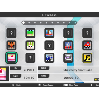 Picross S+ débarque sur Switch avec des puzzles classiques et nouveaux DLC