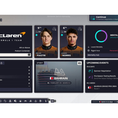 F1 Manager 2024 débarque sur Nintendo Switch en juillet