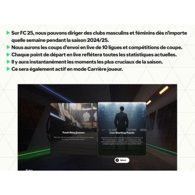 Découvrez les nouveautés du mode Carrière dans EA SPORTS FC 25