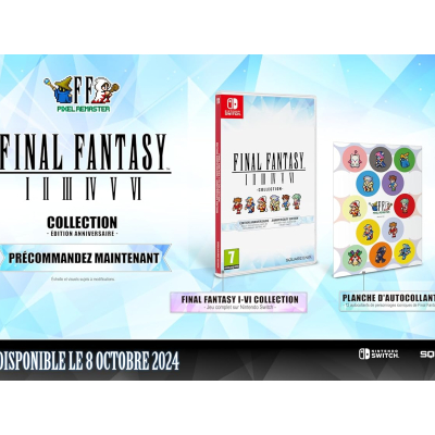 Réédition anniversaire de Final Fantasy Pixel Remaster Collection