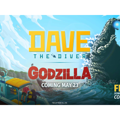 Dave the Diver affronte Godzilla dans un DLC gratuit le 23 mai