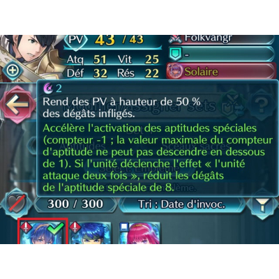 Fire Emblem Heroes : Détails de la mise à jour 8.7.0