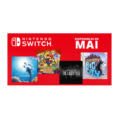 Les incontournables jeux Nintendo Switch de mai 2024