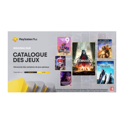 PlayStation Plus Extra/Premium : Découvrez les jeux de juillet