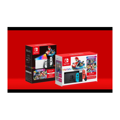 Nouveaux packs Nintendo Switch et Switch OLED avec Mario Kart 8 Deluxe