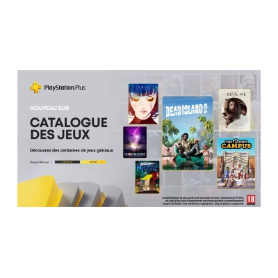 PlayStation Plus Extra/Premium : Les jeux d'octobre dévoilés