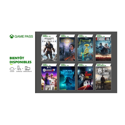 Xbox Game Pass 2024 : Nouveaux jeux incluant AC Valhalla et RE2