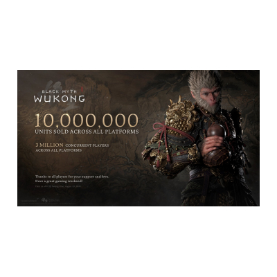 Black Myth: Wukong atteint 10 millions de ventes en 3 jours