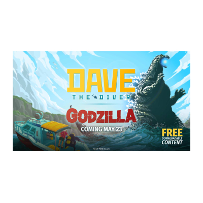 Dave the Diver affronte Godzilla dans un DLC gratuit le 23 mai