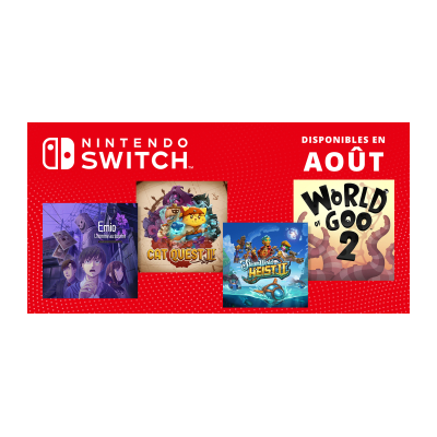 Nouveautés d'Août 2024 sur le Nintendo eShop pour Switch