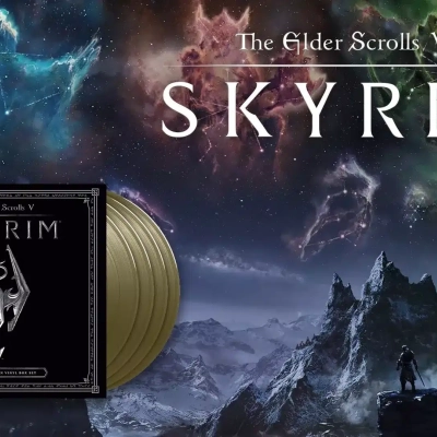 Réédition de la bande-son de Skyrim en vinyles dorés