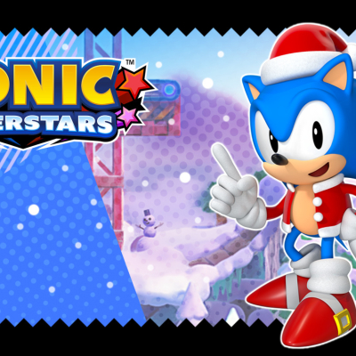 Sonic revêt son costume de Noël dans Sonic Superstars