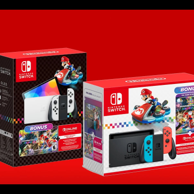 Nouveaux packs Nintendo Switch et Switch OLED avec Mario Kart 8 Deluxe