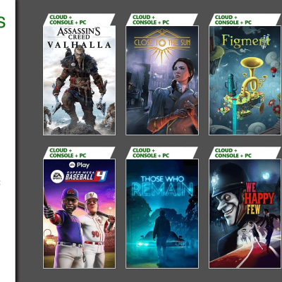 Xbox Game Pass 2024 : Nouveaux jeux incluant AC Valhalla et RE2