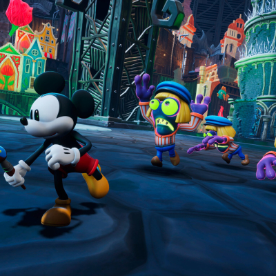 Comparaison graphique entre Disney Epic Mickey : Rebrushed et la version Wii