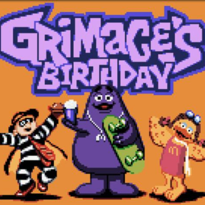 McDonald's célèbre Grimace avec un nouveau jeu pour Game Boy Color